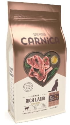 Состав корма для собак Carnica
